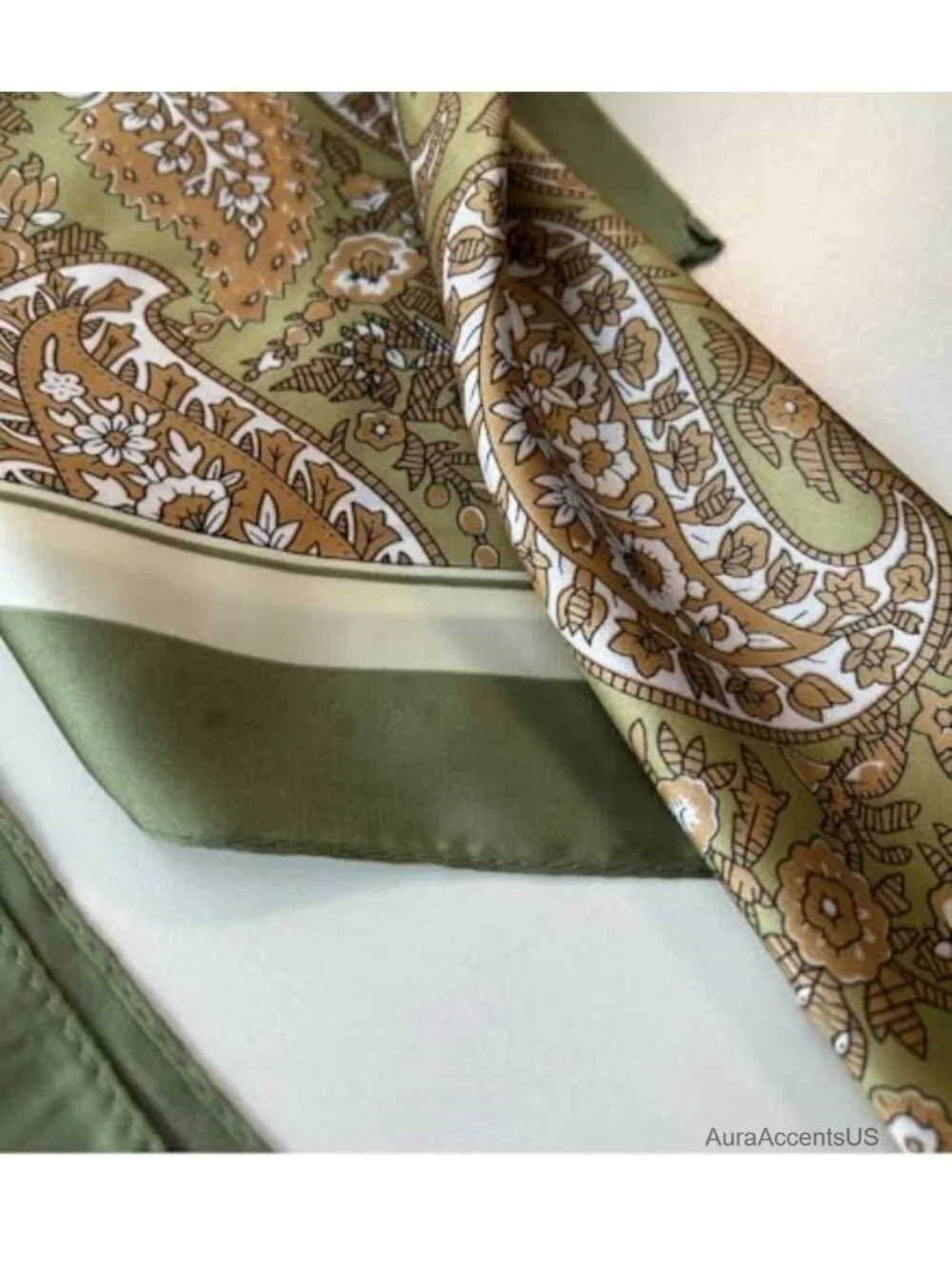 Square Satin Hair Scarf Headscarf Unisex Necktie Bandana